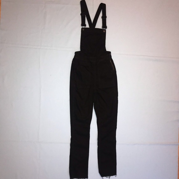 skinny overalls in lunar wash